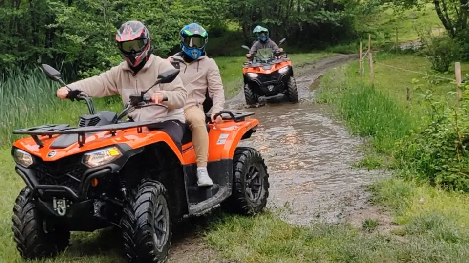 ATV CF 450 L riding the Srednogorie hills by Pirdop