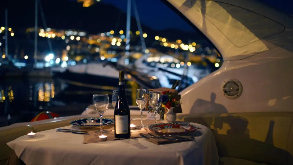 Romantic yacht dinner and overnight in Varna