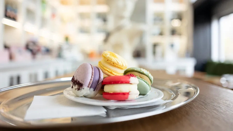 Macaron tasting in Sofia with champagne
