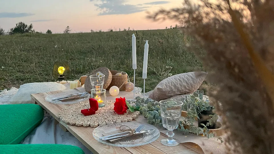 Пикник романтика в природата - обяд или вечеря под звездите район Велико Търново