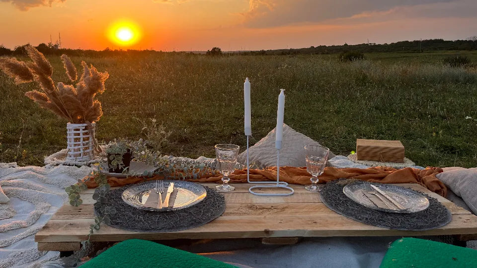 Пикник романтика в природата - обяд или вечеря под звездите ваучер