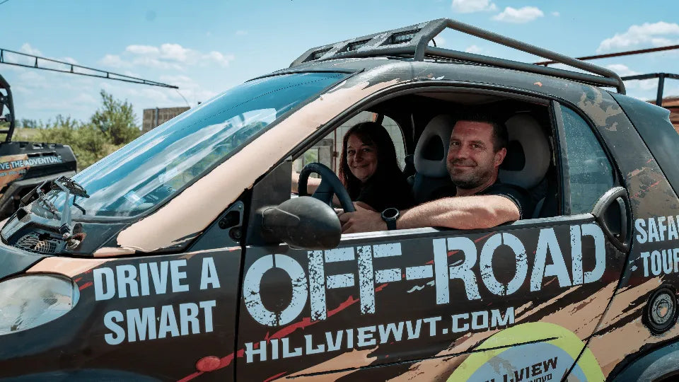 Офроуд шофиране за двама на спец.модифициран Smart For Two ваучер