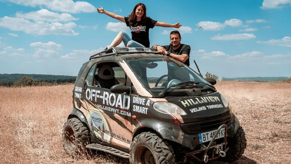 Gift experience: off‑road Smart ForTwo for two in Veliko Tarnovo area