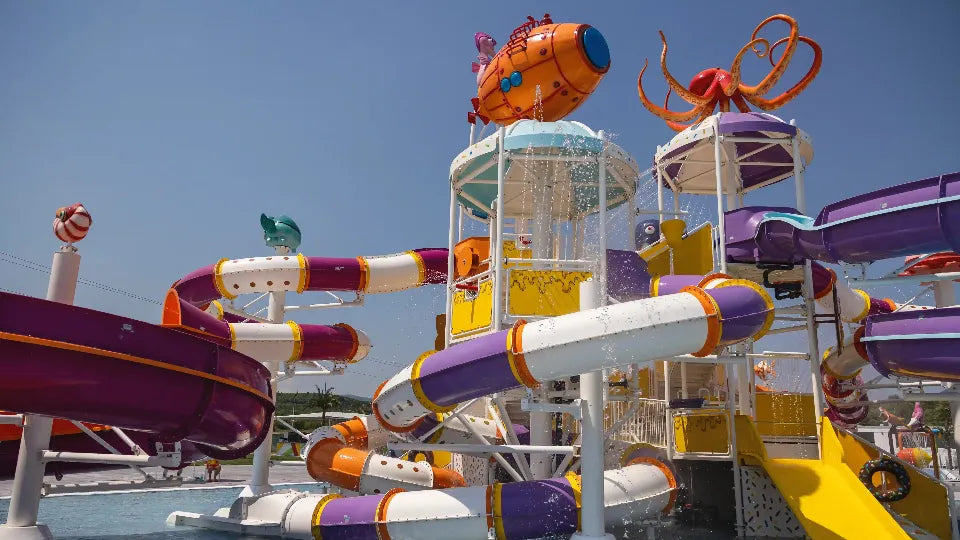 Olympic-size swimming pool at Aquapark Sofia