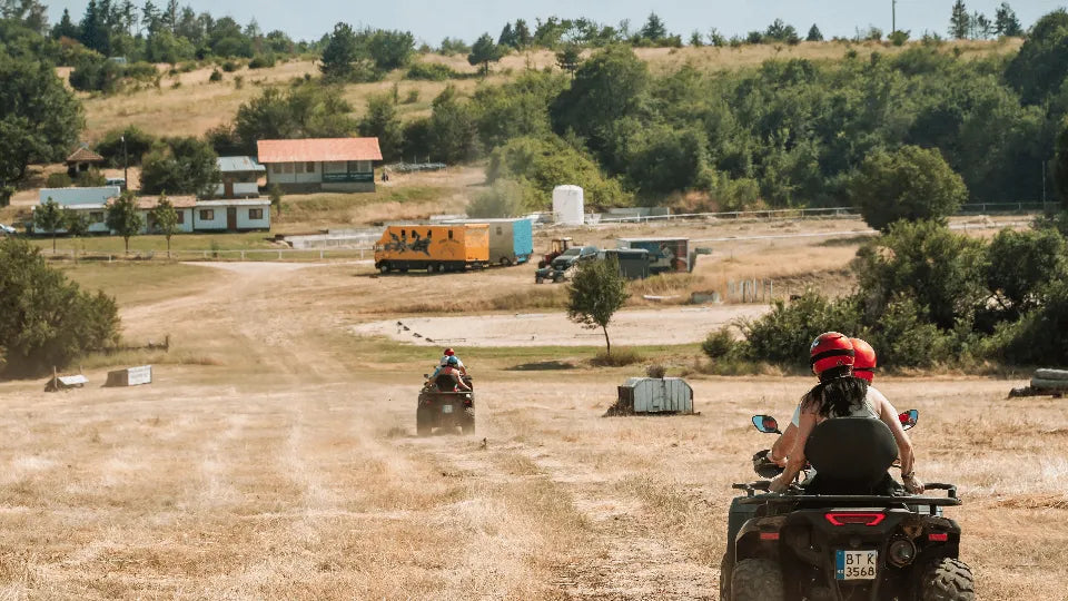 Safety briefing before the ATV off‑road tour in Arbanasi