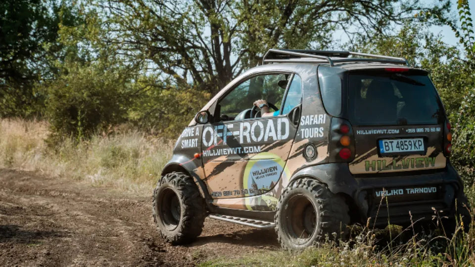 Unusual vehicle experience: Smart ForTwo off road in Arbanasi, Veliko Tarnovo