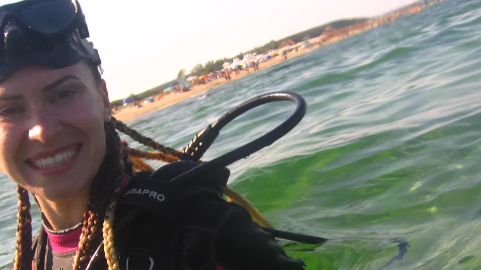 Scuba diving in Shkorpilovtsi with instructor and video