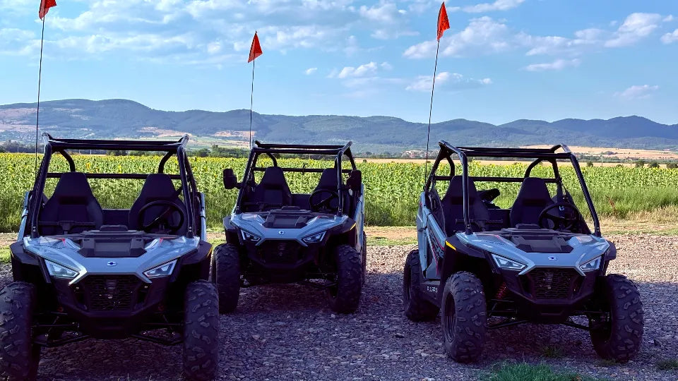 Off‑road birthday party near Sofia with Polaris buggy