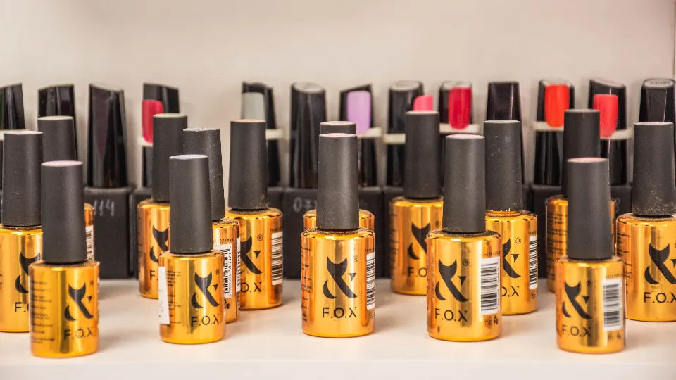 Hand‑painted nail art on gel extensions in Sofia
