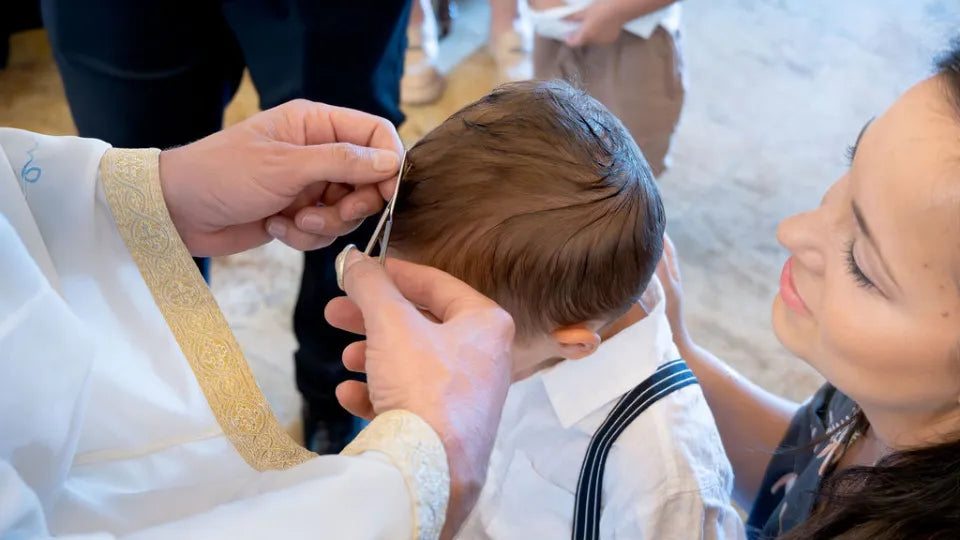 Baptism photography in Sofia during church ceremony