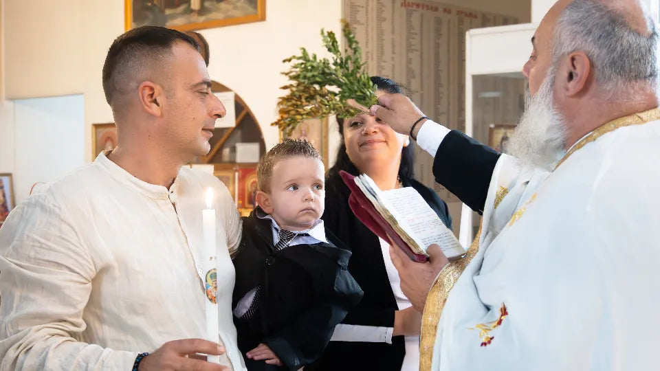 Professional baptism photographer in Sofia