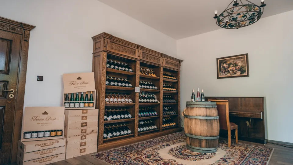 Tasting flight of 7 wines at Tsarev Brod Winery