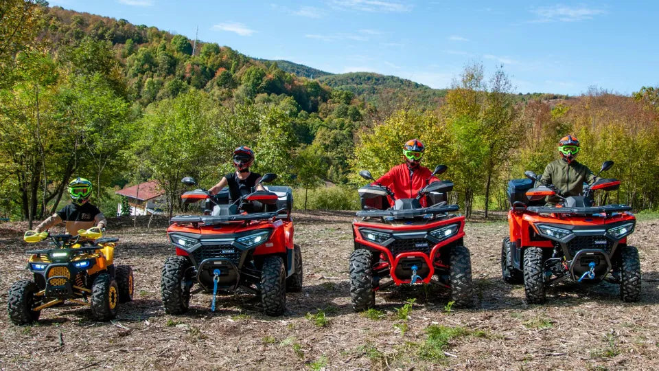 LINHAI 550 ATV ride with guide near Tryavna