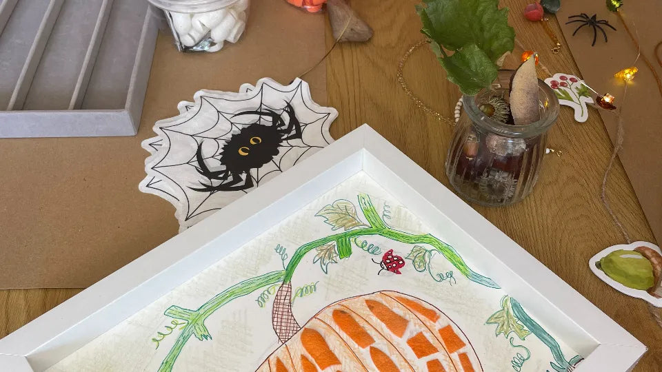 Figurines and paintings from the kids’ silk workshop in Sofia