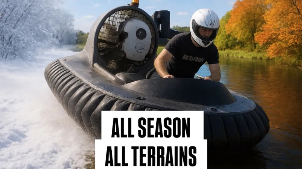 Hovercraft drift experience in Sofia on water