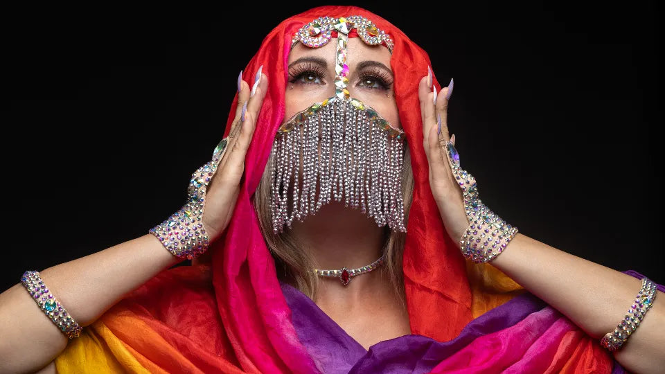 Choice of professional belly dance costumes and accessories in Sofia