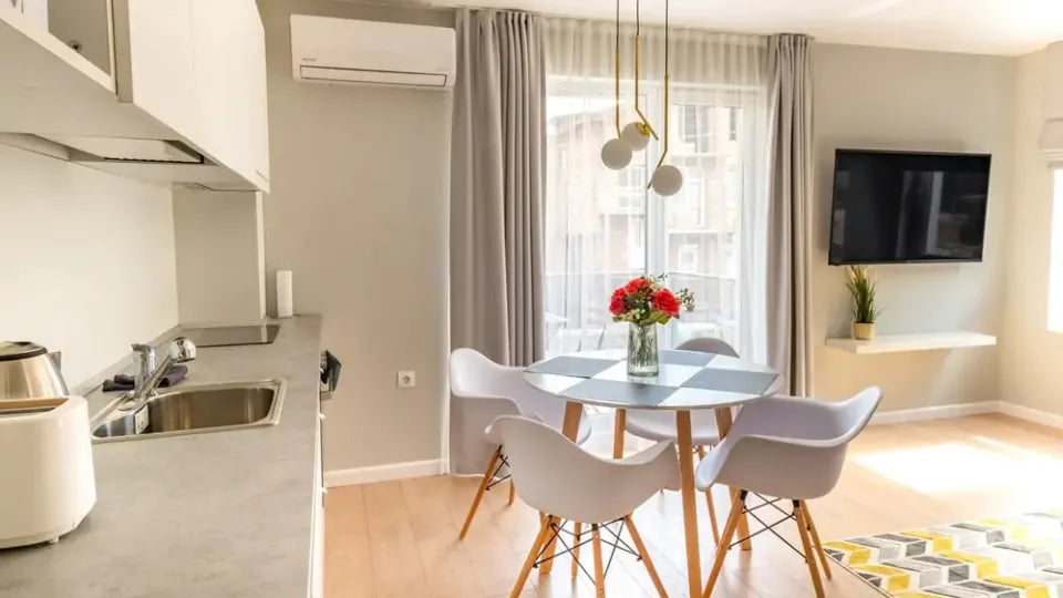 Equipped kitchen with dishwasher – family apartment Velingrad