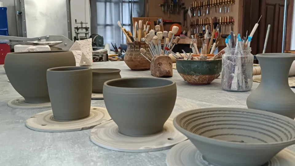 Shaping clay on a pottery wheel – Veliko Tarnovo