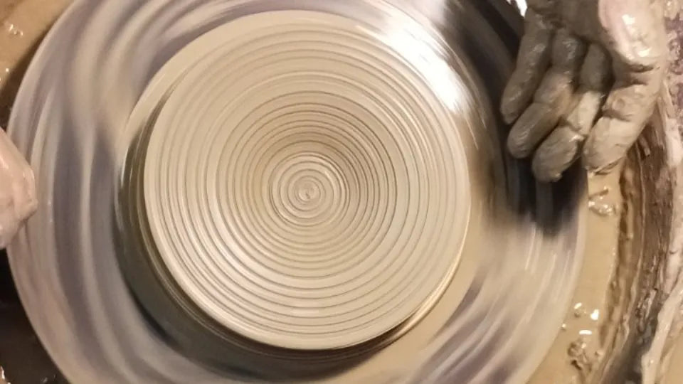 Close‑up of ceramics making process – Veliko Tarnovo