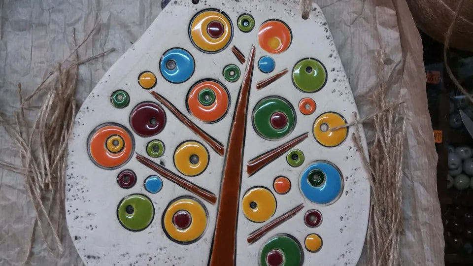 Glazing and kiln firing at a ceramics studio in Veliko Tarnovo