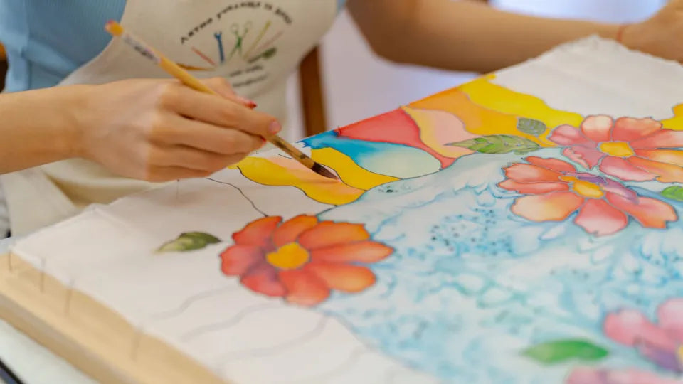 Creative studio with views of Tsarevets – silk workshop