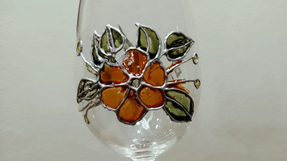 One‑to‑one guidance from an artist in a glass painting class, Veliko Tarnovo