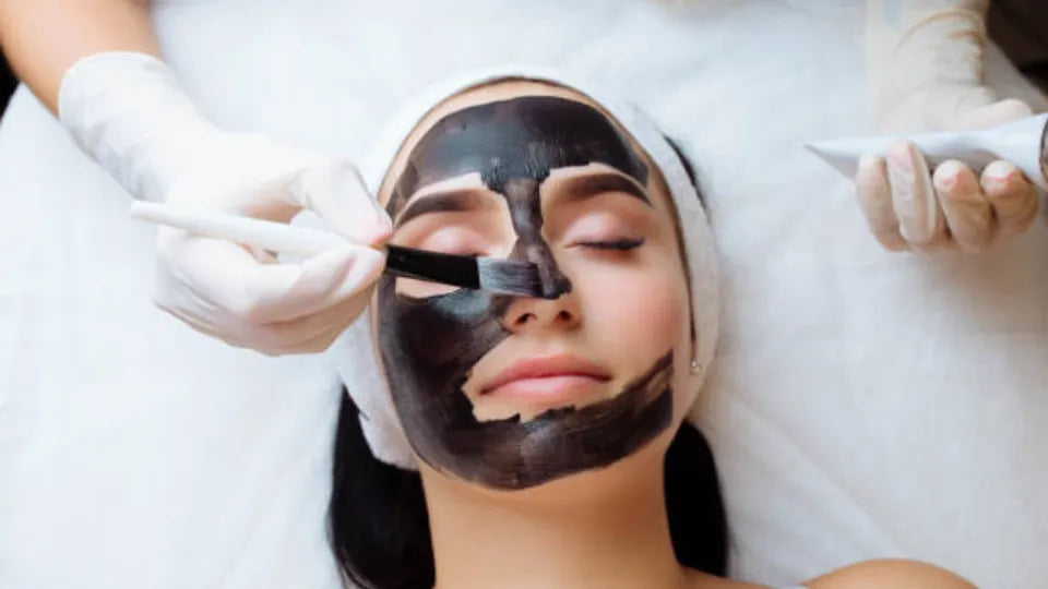 Carbon laser peel facial treatment
