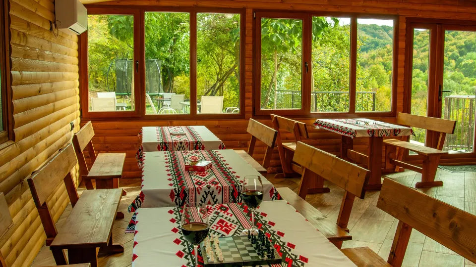 Quiet garden at a Tryavna guest house for a relaxed 2-night stay