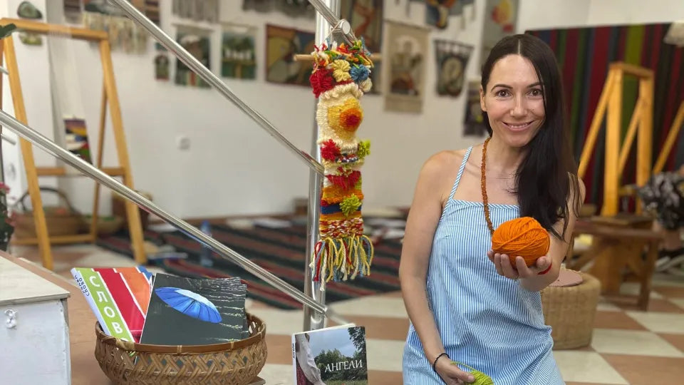 Parent and child weaving workshop in Sofia