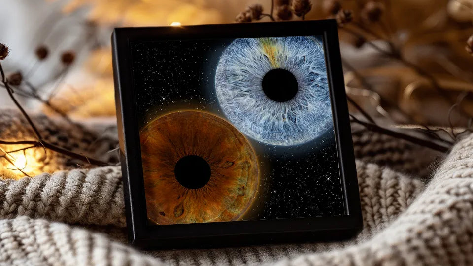 Iris photography in Sofia – studio capture turned into an art print