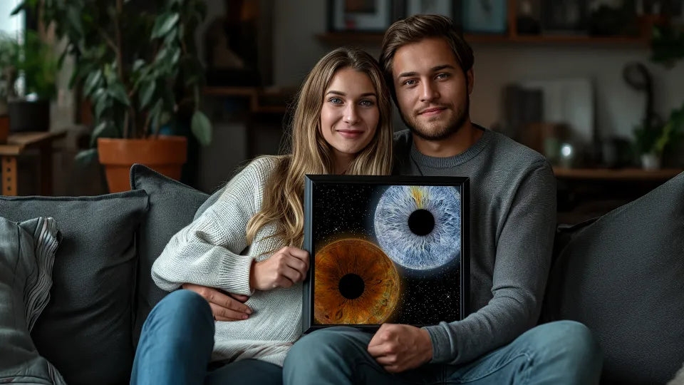 Iris photography – choose size, effect and materials (photo paper, acrylic, aluminum dibond)