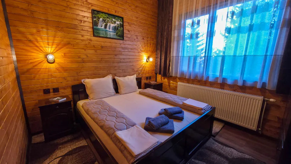 Cosy bedroom in a villa by Dospat Reservoir, Rhodope Mountains