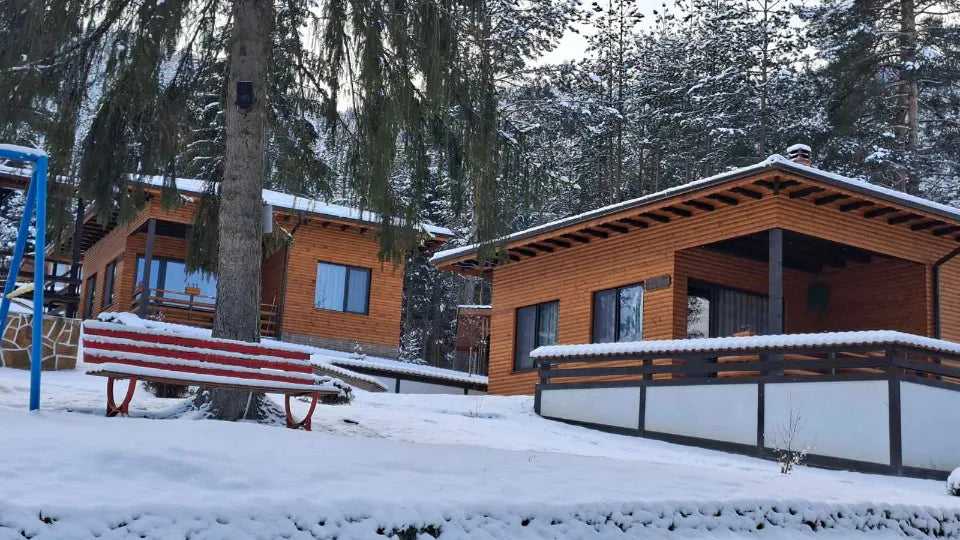 Private villa parking near Dospat Reservoir