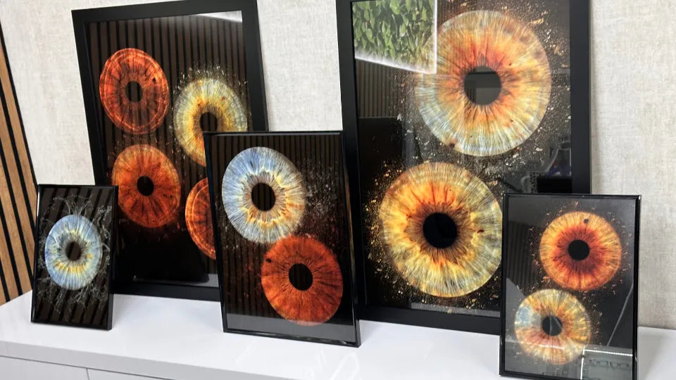 Iris photography in Ruse artistic close-up