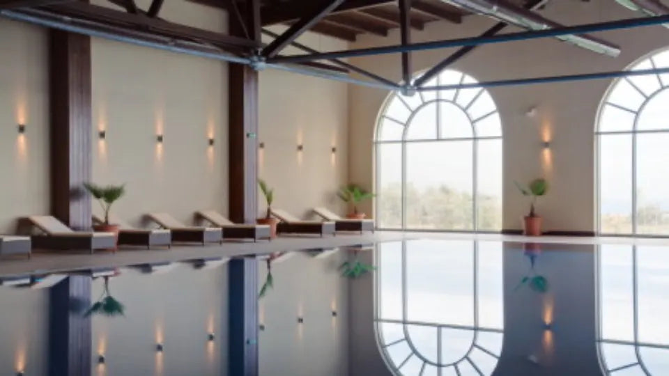 Indoor heated mineral pool at Lighthouse Golf & Spa, Balchik