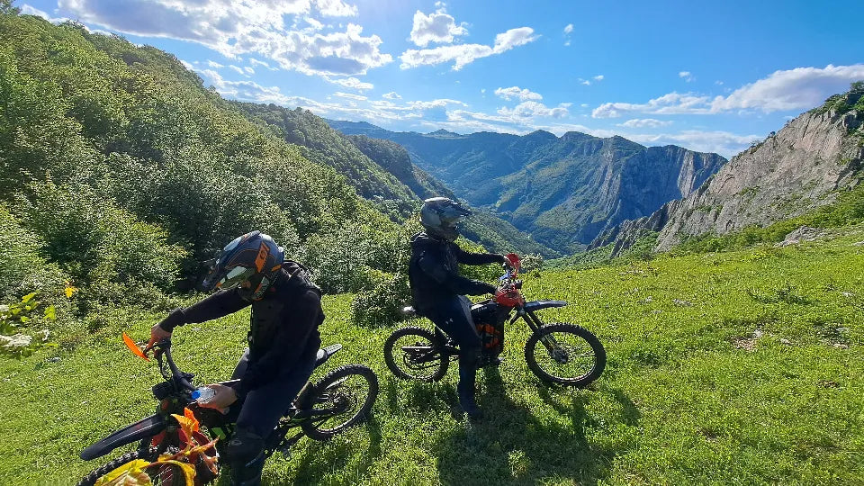 Botev cross finish point on the Vratsa electric off‑road tour