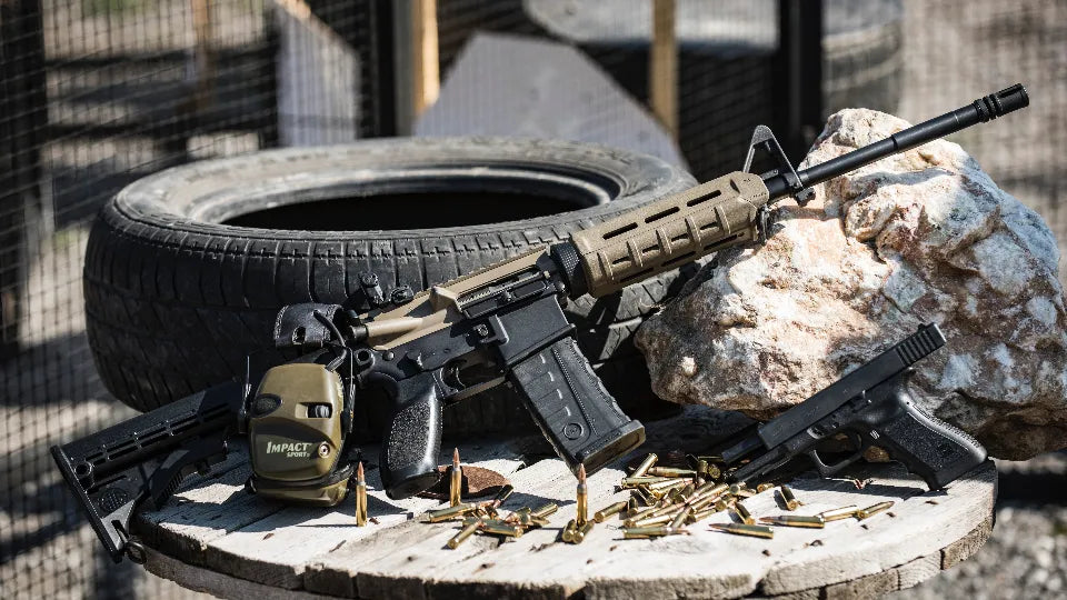 Екстремно изживяване с огнестрелно оръжие близо до Пловдив с. Войводиново