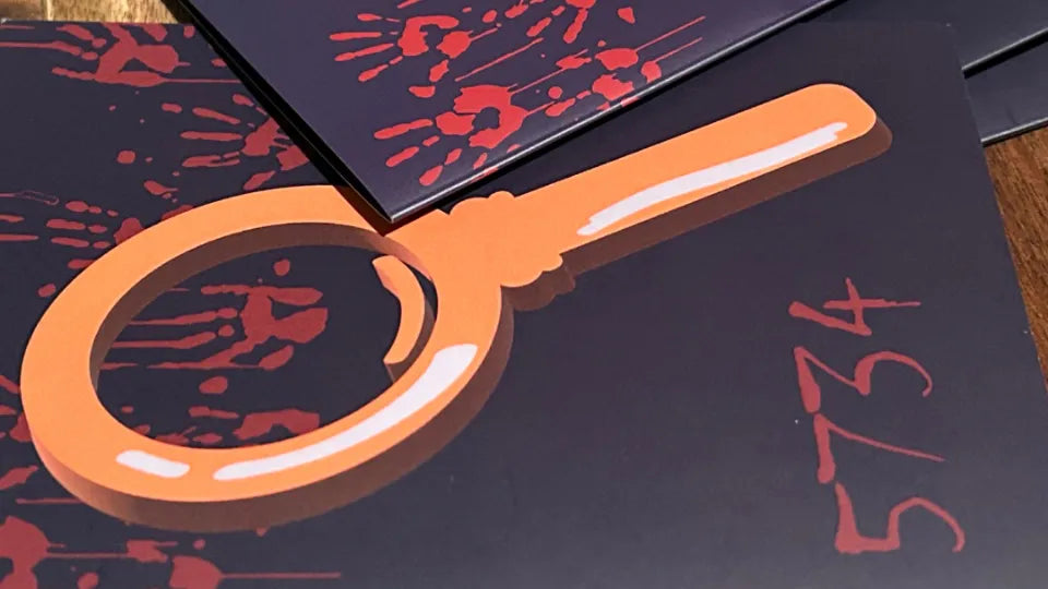 Players at a murder mystery party in Plovdiv piecing together clues