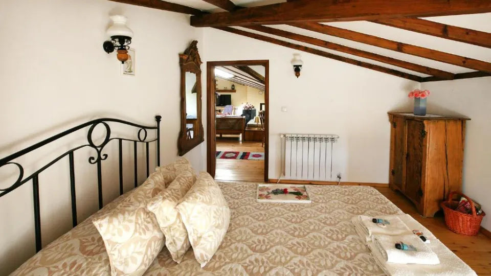 Sauna and relaxation area at Osmarski Houses