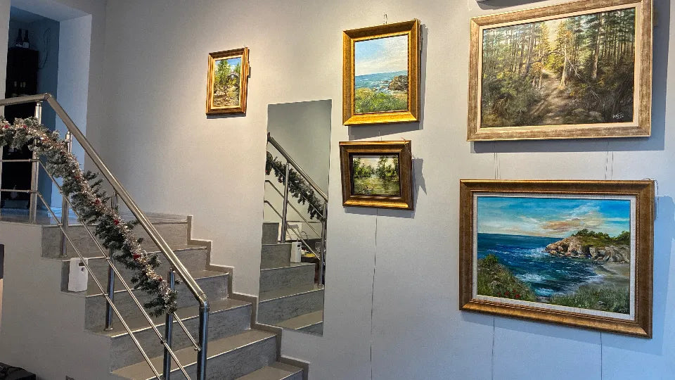 Three-level gallery-style venue for wine tasting in Plovdiv