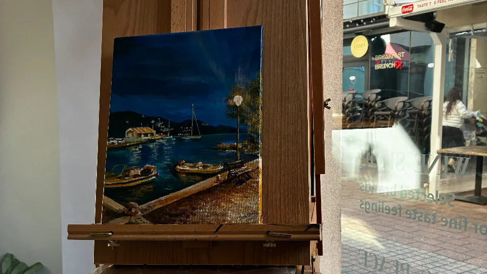 Paint and sip for two in Kapana, Plovdiv – romantic art evening