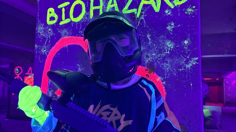 NEON Paintball in Pernik experience