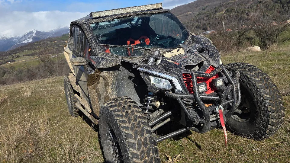Off-road UTV terrain ride in Kalofer led by an instructor