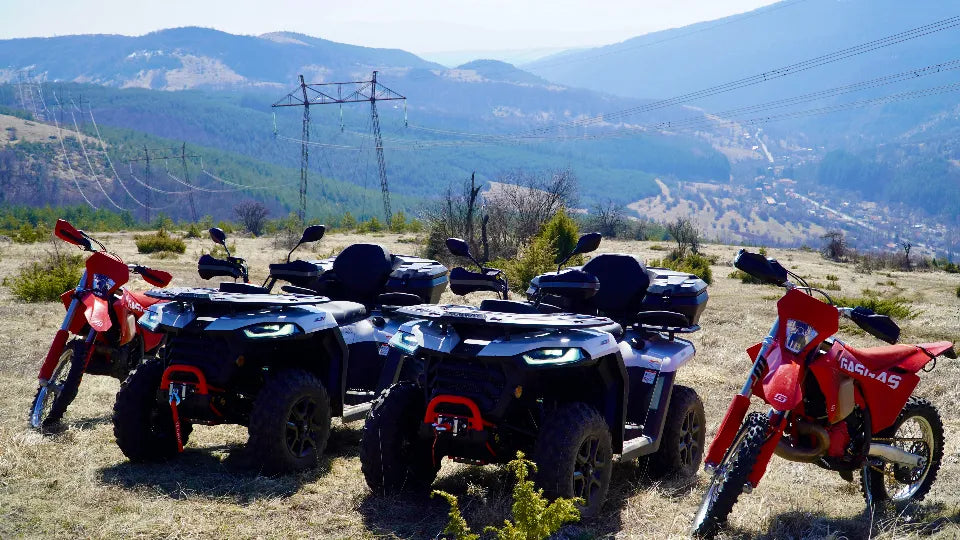 ATV off‑road tour at Petrohan on a forest trail