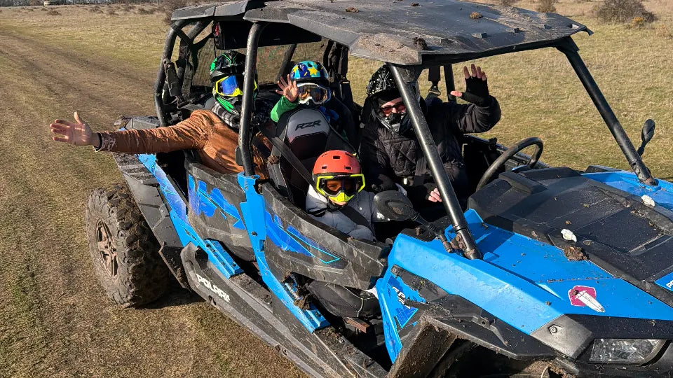 Open fields and light terrain on the Varna off‑road buggy route