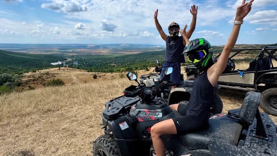 ATV off-road tour near Varna on mixed forest trails