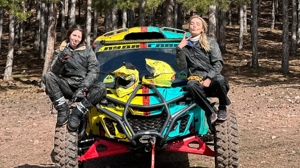 Off-road UTV route through forested hills near Kostinbrod