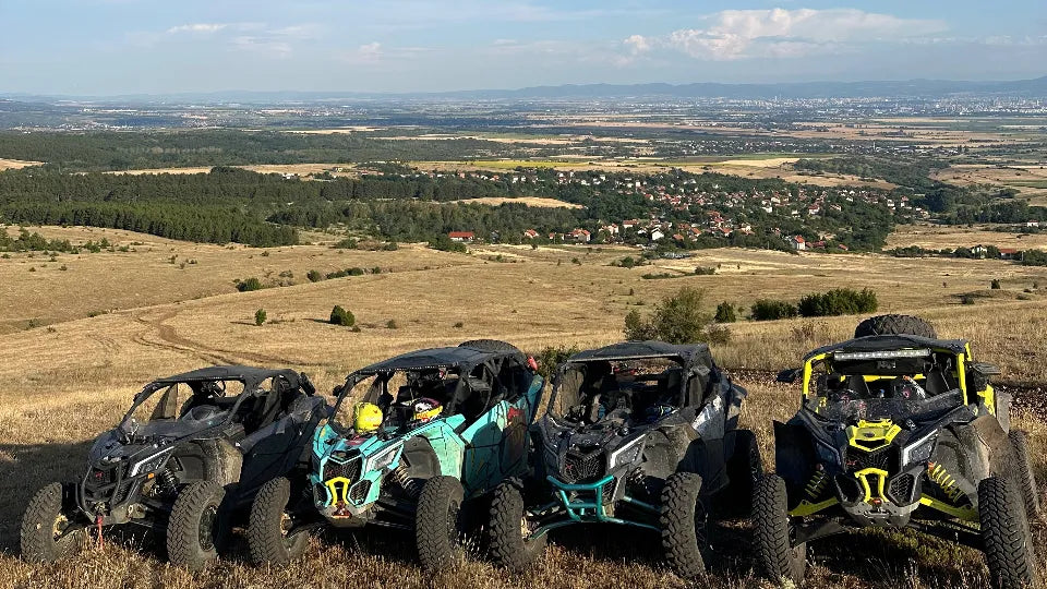 Adrenaline climb with a CAN‑AM Maverick X3 above Kostinbrod