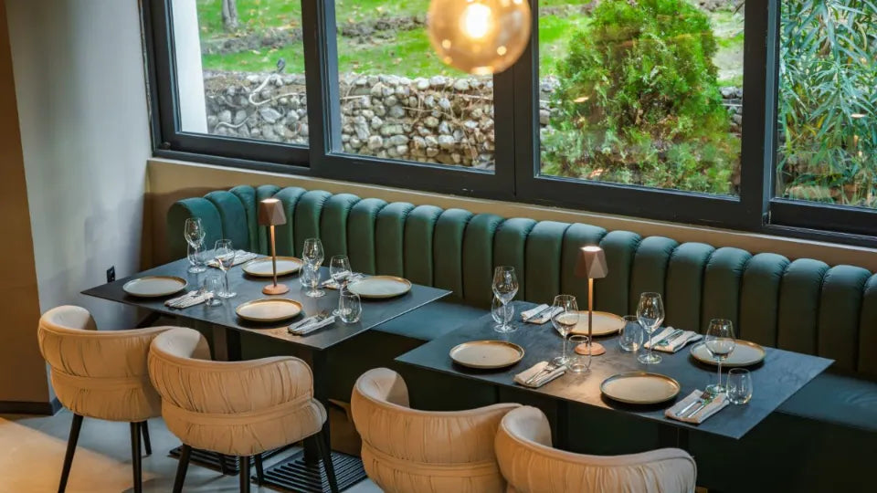 Restaurant buffet dinner at Medite Spa Resort, Sandanski