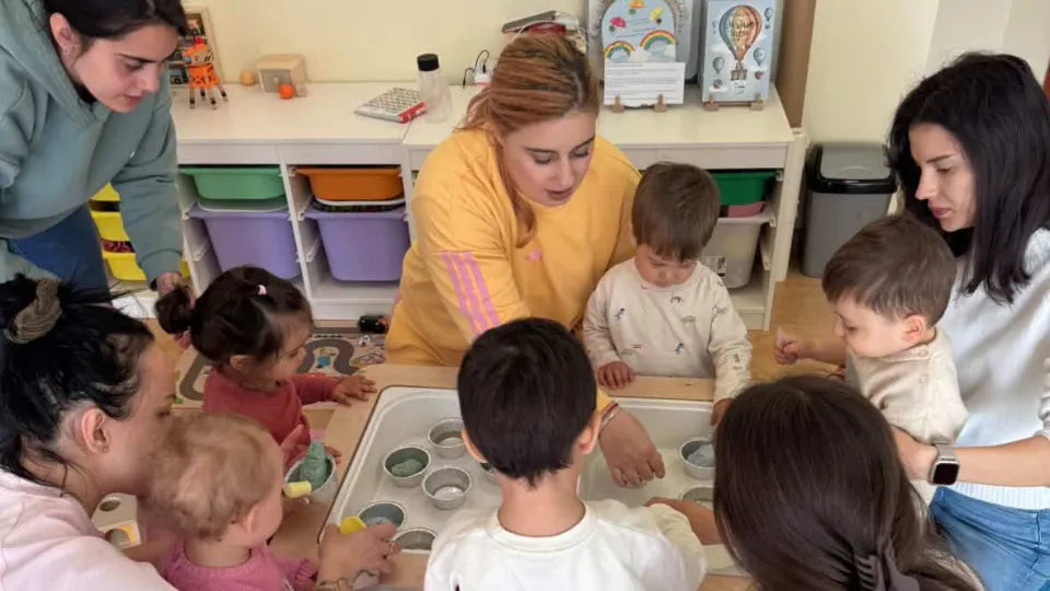 Exploring shapes and surfaces – sensory play Plovdiv